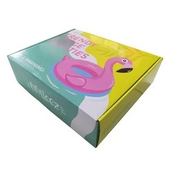 Розовое золото индивидуальный дизайн печать Складная доставка бумажная упаковка для одежды подарочная