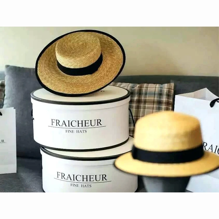 Factory Supply Custom Paper Round Hat Box Wholesale