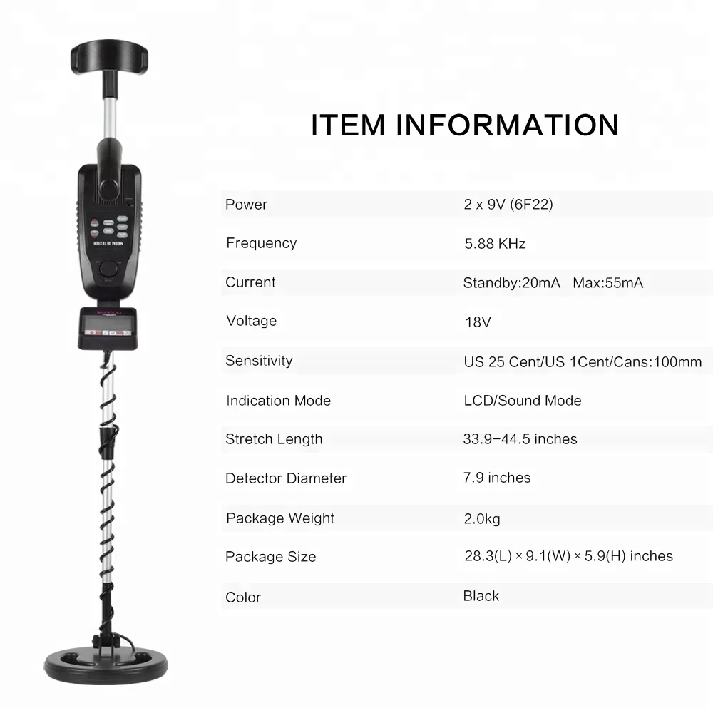 
Портативный металлодетектор Cofinder MD3500, мини-сканер для золота и серебра 