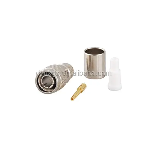 Reverse Polarity TNC (RP-TNC) Male Plug with Female Basket RF Connector for 400 RG8 RG213 Coaxial Cable
