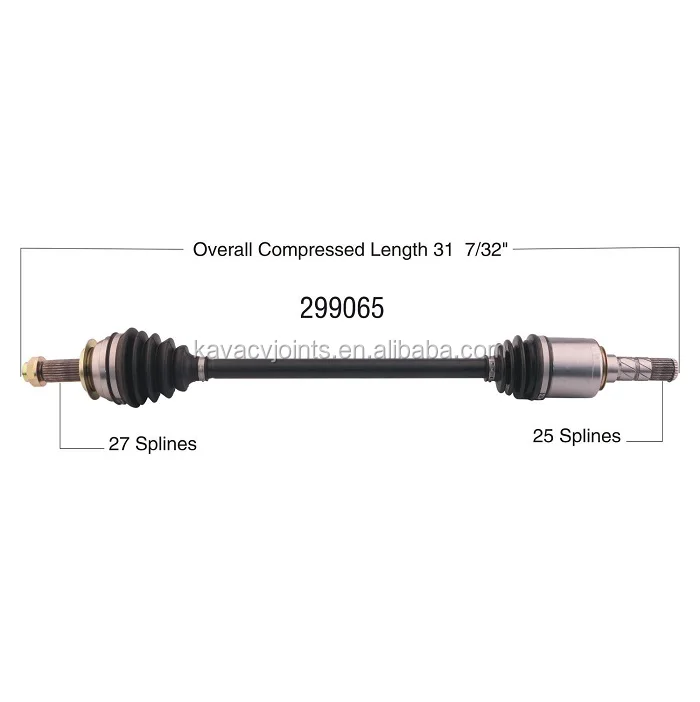 FRONT AXLE CV AXLE DRIVE SHAFT SB-9065 for Subaru Outback