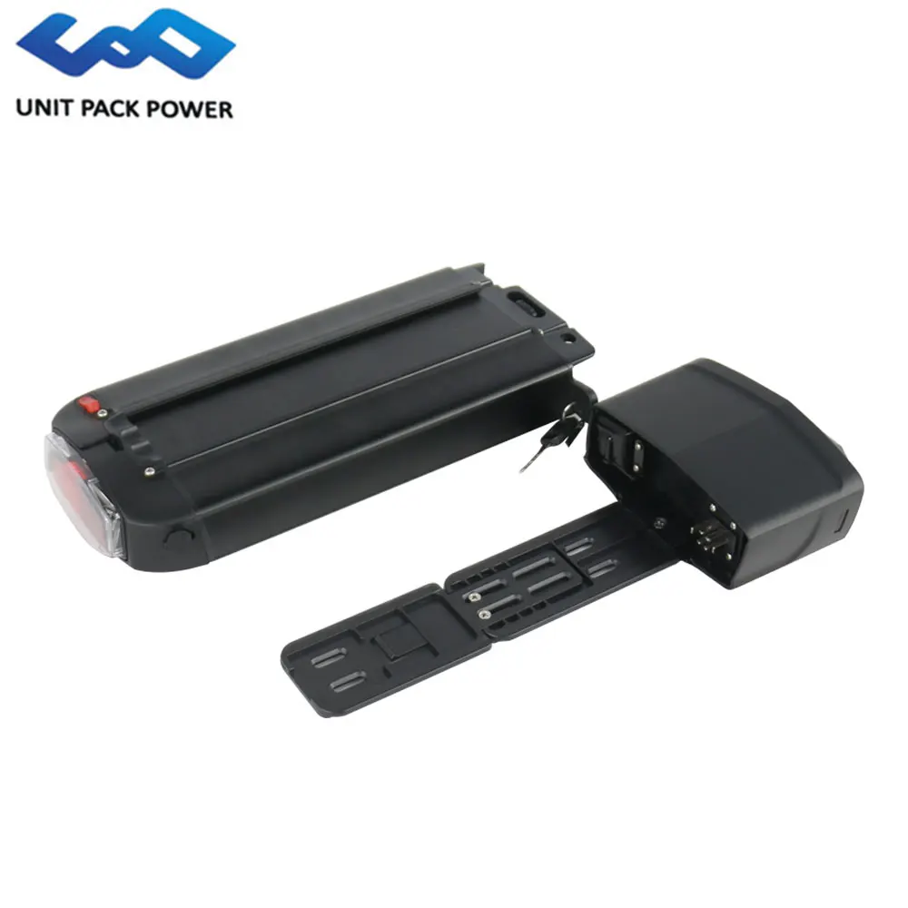 Rear Rack Lithium Batteries 36V 16Ah MH1 18650 Li Ion EBike Battery with Install Rack