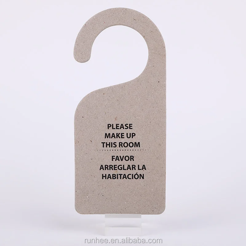 Customized Paper Advertising Door Hangers Flyers Eco Friendly For Hotel