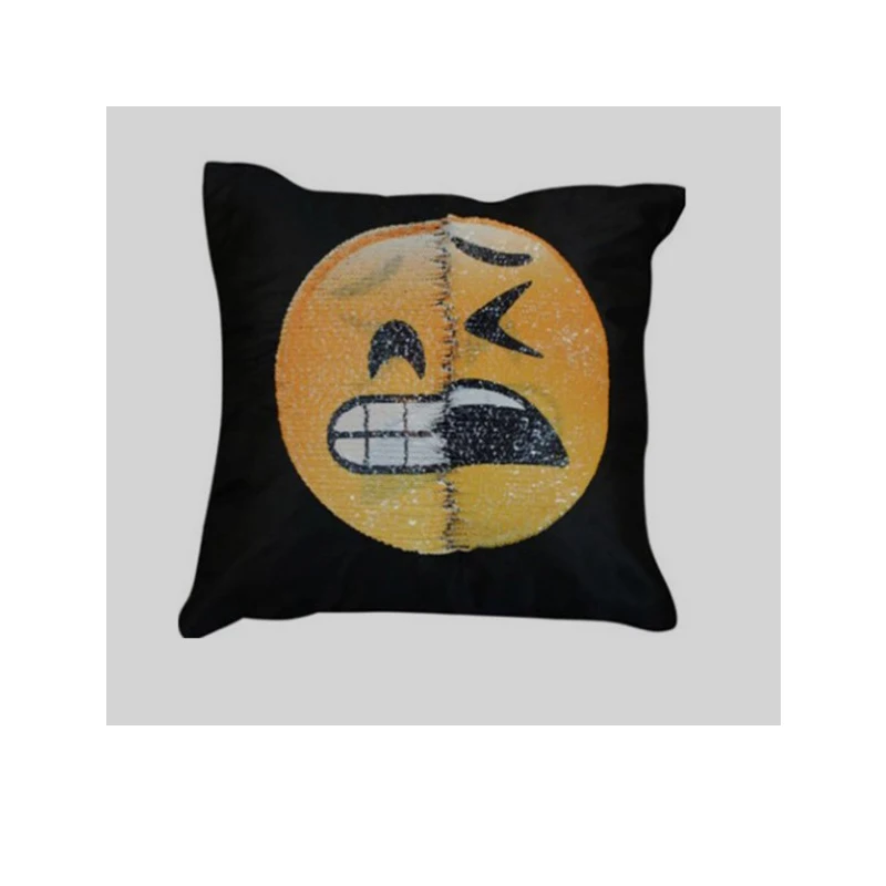 Double Face Emotion Two Face Emotion Cushion Cover