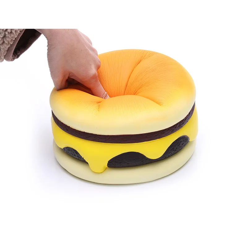 custom high quality giant hamburger squishy