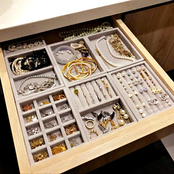 new drawer diy jewelry storage tray
