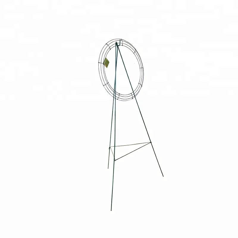 Customizable Metal Flower Stand Wedding Funeral Tripod Stand for Flower Wreath Stands for Cemetery