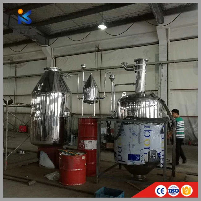 500L Plant Essential Oil Extracting Machine Lavender Essential Oil Extractor Helichrysum Oil  Distiller