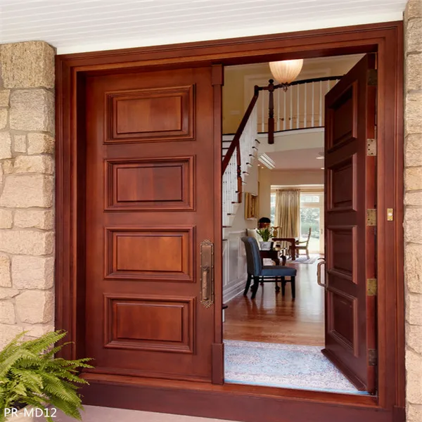 Customized Solid Wood Entry Door