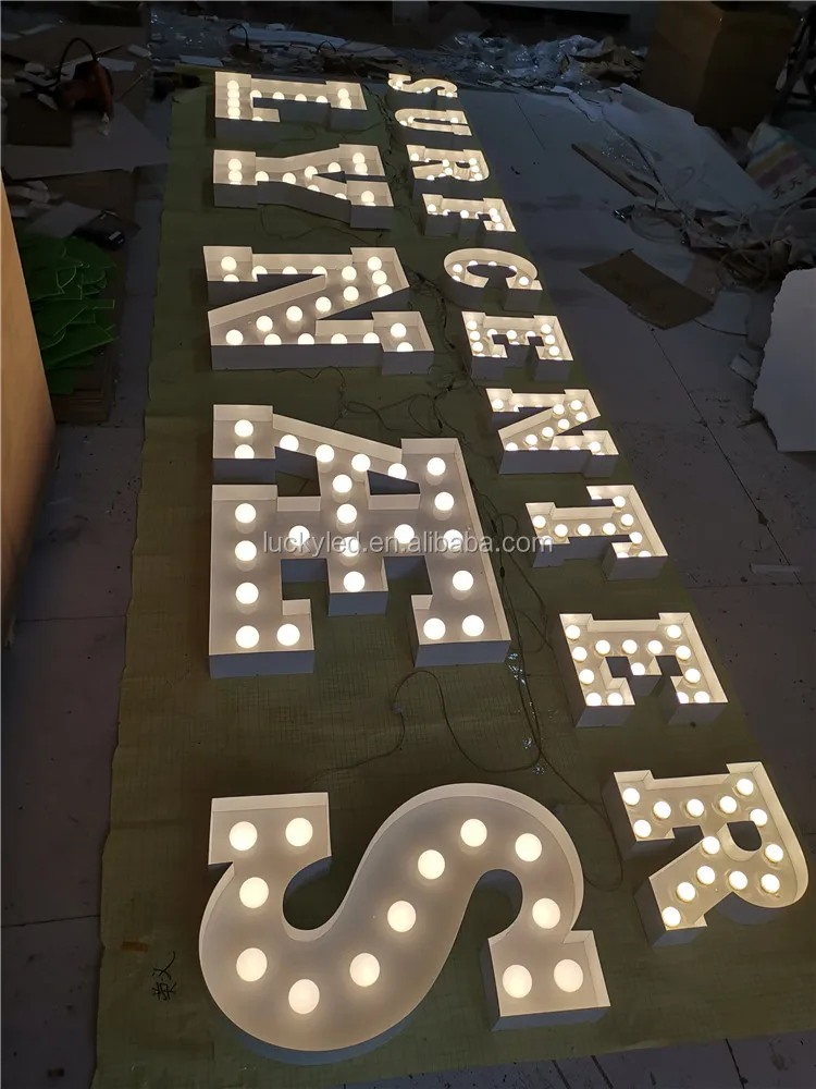 Заводская Прямая поставка, железная лампочка с маркировкой