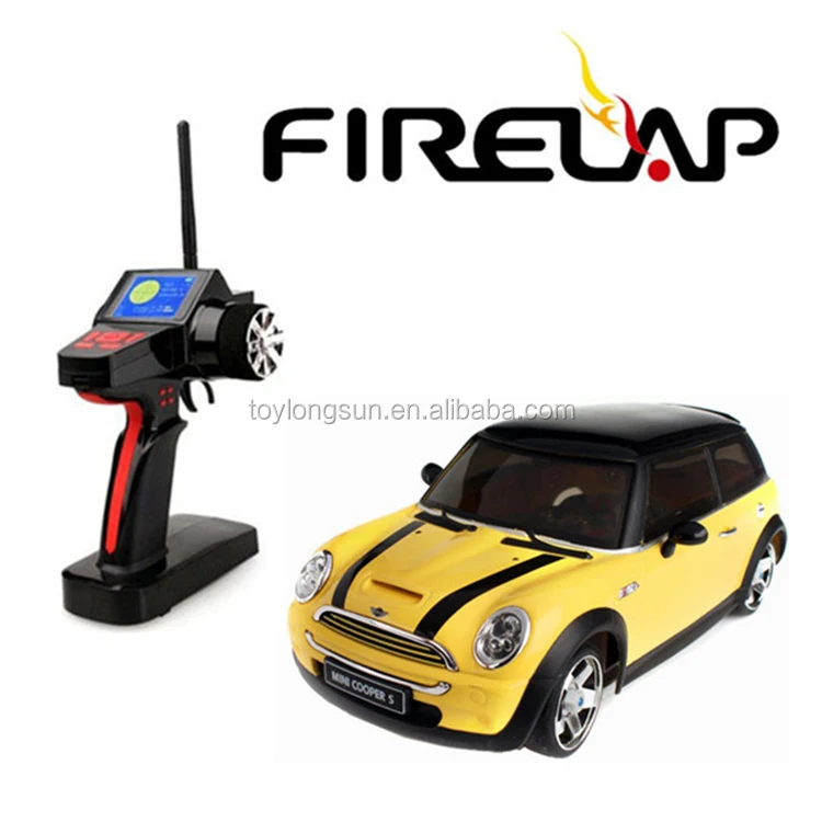 Mini Cooper RC Car 4WD Firelap - Metal Radio Control Toy with USB