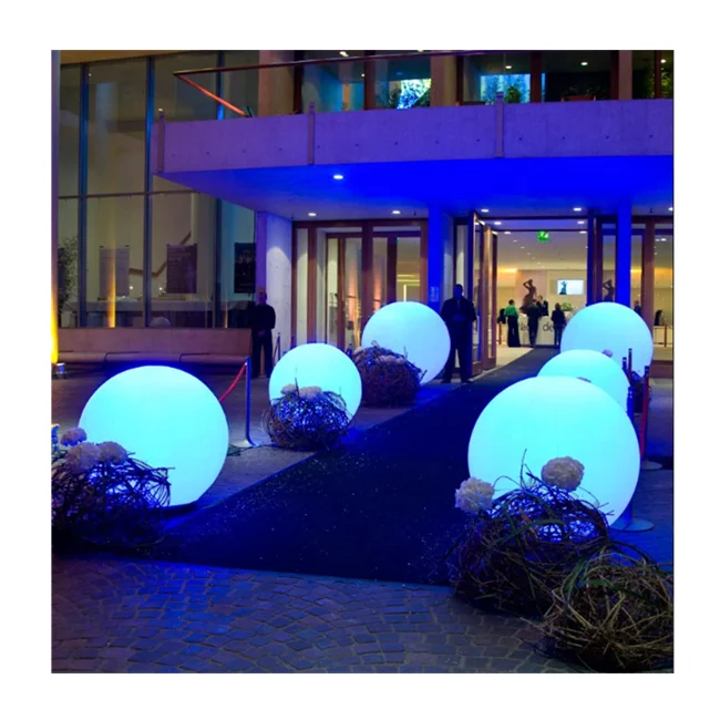 Giant Led Lighting Inflatable Ground smiley Face Balloon for Party Decoration
