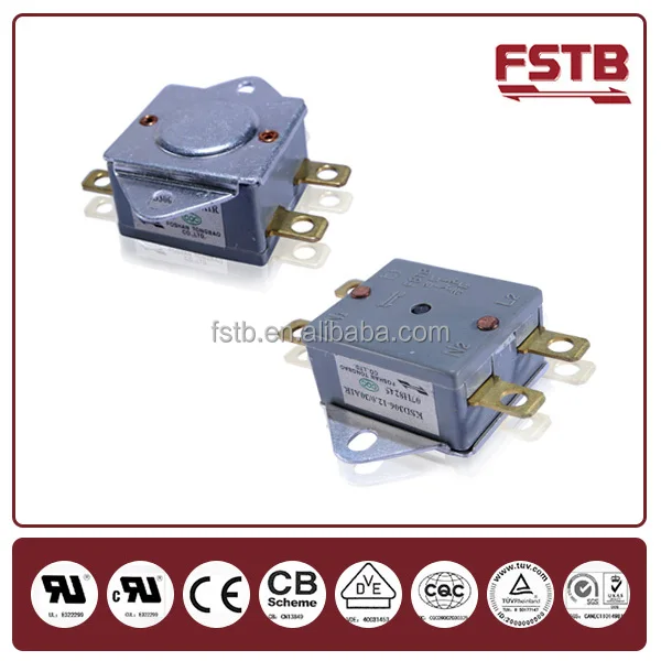 KSD306 Manual Reset Temperature Cutoff Switch Thermal Protector Bimetal Thermostat for Electric Water Heater