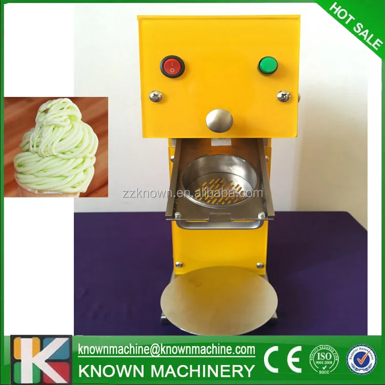 OEM Ice Cream Noodle Making Machine 5 Moulds Gelato Maker Italian Noodle Soft Ice Cream Machine