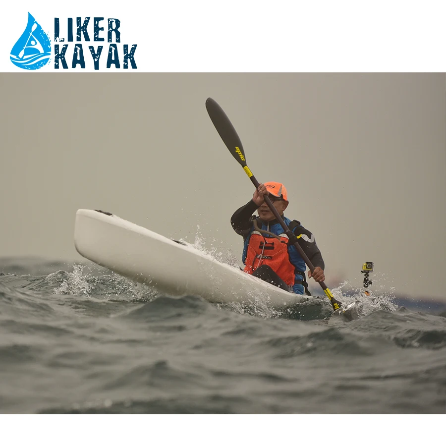 Professional Plastic Surfski Kayak Fast Stable Racing Surfski on Wave