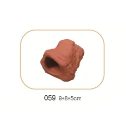 Cave 059 Aquarium Clay Cave for Breeding Hiding Spawning Shrimp & Baby Fish & Cichlids & Plecos