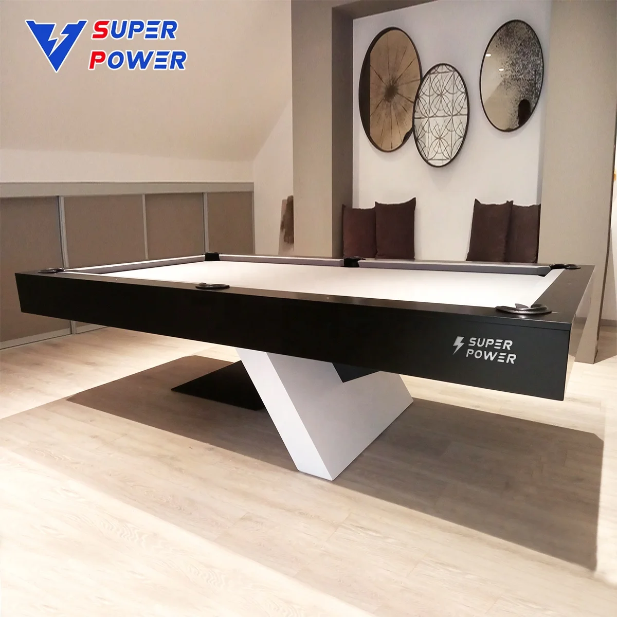Высококачественный бильярдный стол на заказ с X-ножками и аксессуарами для бильярдного стола