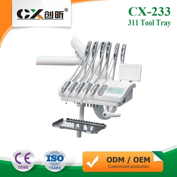 Fashion High Quality UP Mounted Dental Unit Tool Tray Dental Spare Parts / Tool Tray For Integral Dental Unit Chair CX-233