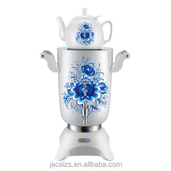 3.2L Stainless Steel Electric Samovar with Thermometer and Porcelain Teapot  - China Tea Maker and Kettle price