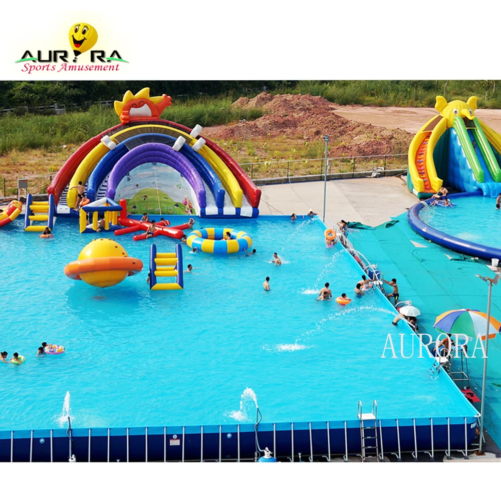 Metal Frame Portable Adult Children Above Ground Swimming Pools Portable Swimming Pools