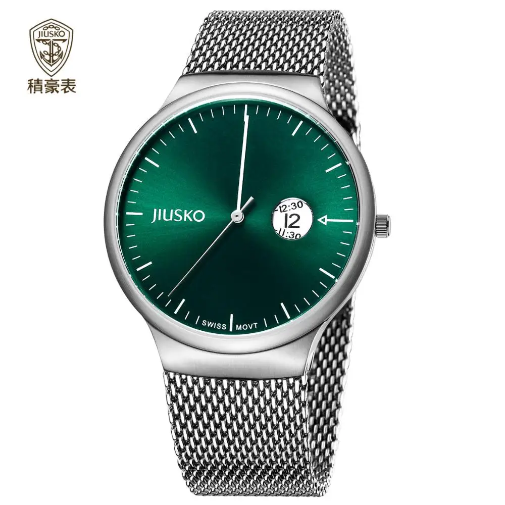 JIUSKO Brand New Arrival 5 Atm Water Resistant Stainless Steel Watch