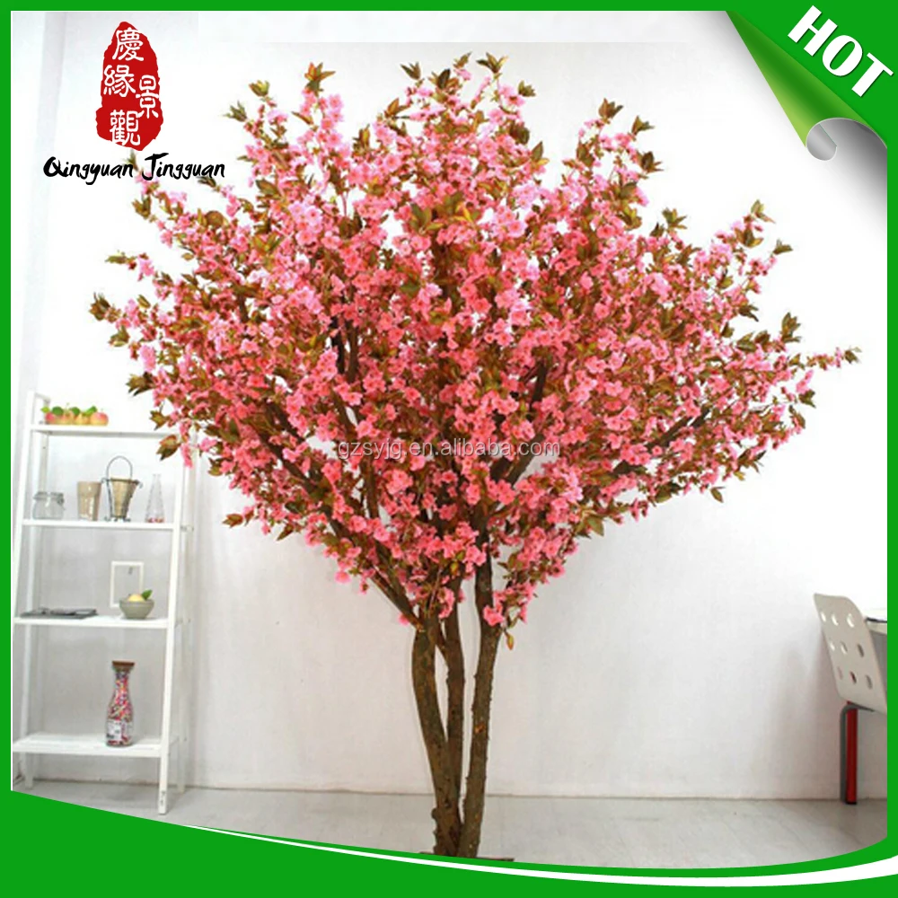 家の装飾のための魅力的な桜の木 人工植物 人工花の木 Buy プラスチック桜のblososmツリー シルク桜の木 Uvpretective造花 Product On Alibaba Com