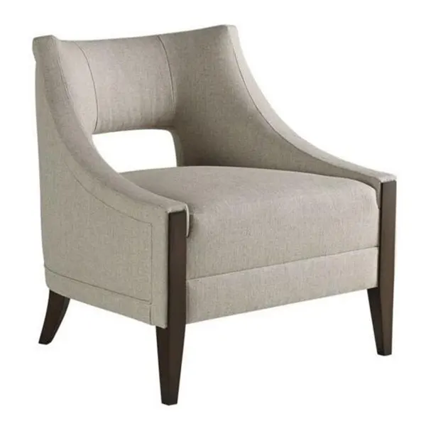 AC-263 Hotel  Lobby Lounge Chair Living Room Furniture Fabric Leisure Single Sofa Chair