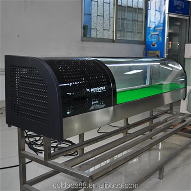 1500MM Sushi showcase Refrigerated Sashimi Display Cabinet