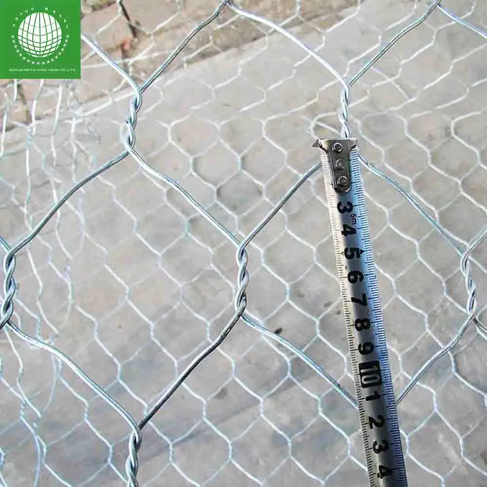 Galvanized gabion wire mesh for stone retaining wall cage Factory