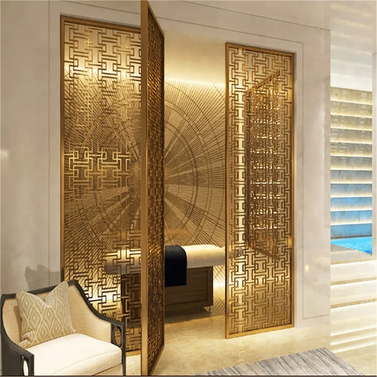Custom Style Living Room Divider Small Decorative Folding Screen Partition
