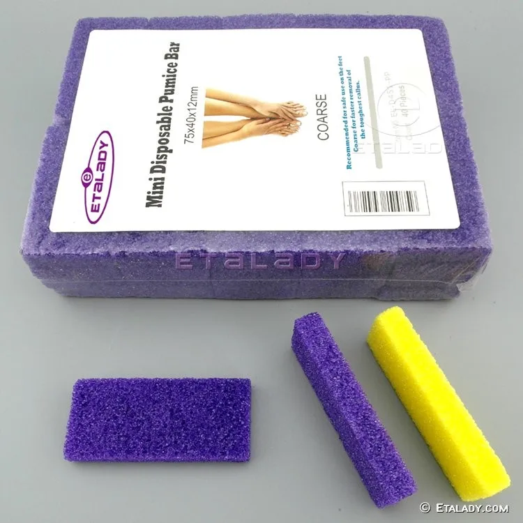 Disposable Foot Scrubber Sponge Pads Pedicure Pumice Stone for Feet Callus  Remover Coarse Blue 40Pcs