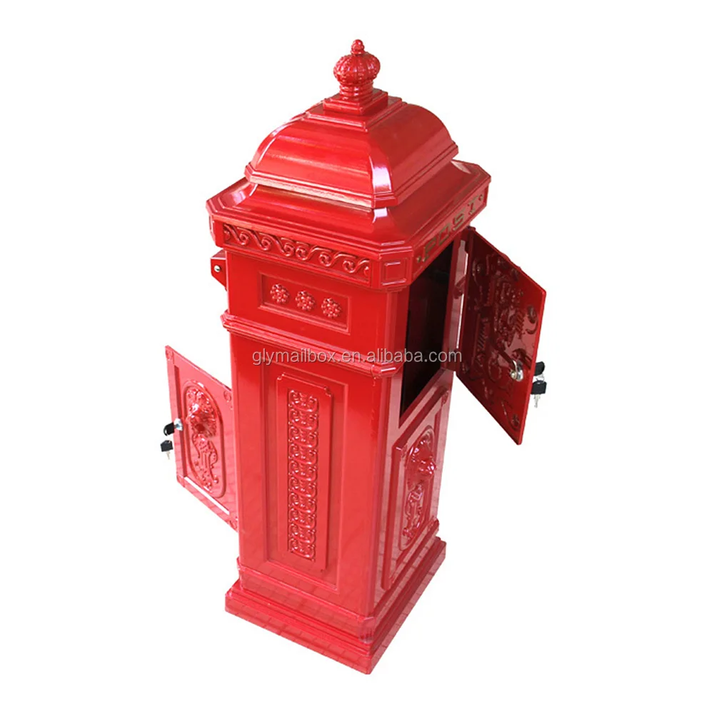 The Most Popular Style in Europe 100% Original Material Outdoor Classic London Post Boxes From China