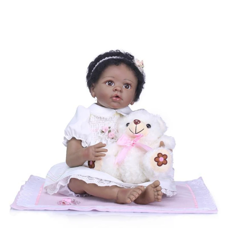 NPK 58cm Silicone Reborn Baby Dolls Boneca Reborn Realista Fashion