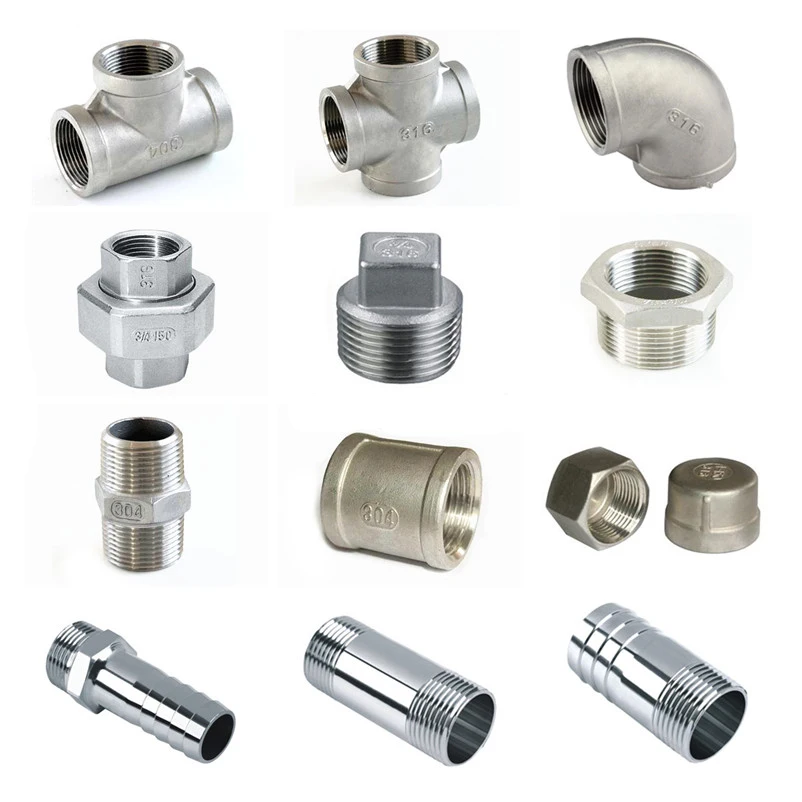 Forging Galvanized Carbon Steel Stainless Steel Tube Fittings, Nipple/ Elbow/ Tee / Union Hydra