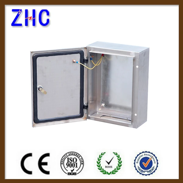 NEMA IP54 Waterproof Outdoor Powder Coating Wall Mounted Metal Distribution Box ZHC Model Zc