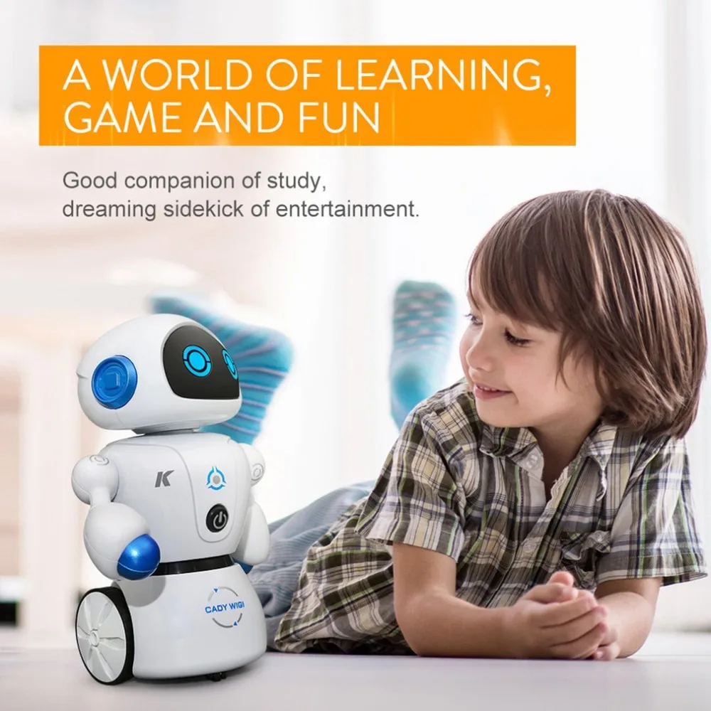 HOSHI Intelligent Cady Wigi JJRC R6 Remote Control Programmable Dancing USB RC Robot Early Educational Toy for Kids Alibaba