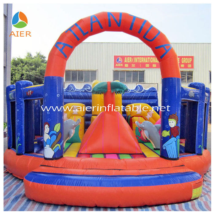 
2020 новый дизайн, горячая Распродажа, ПВХ тематический фон для океана, надувной парк развлечений для детей 