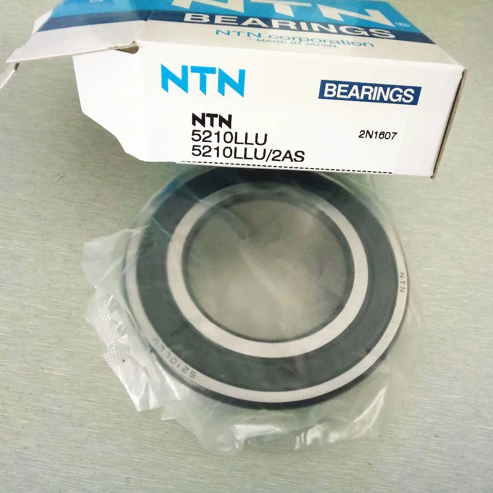 ZZ 2RS Type Double Row Angular Contact Ball Bearing NTN 3210B2RSRTNGC3