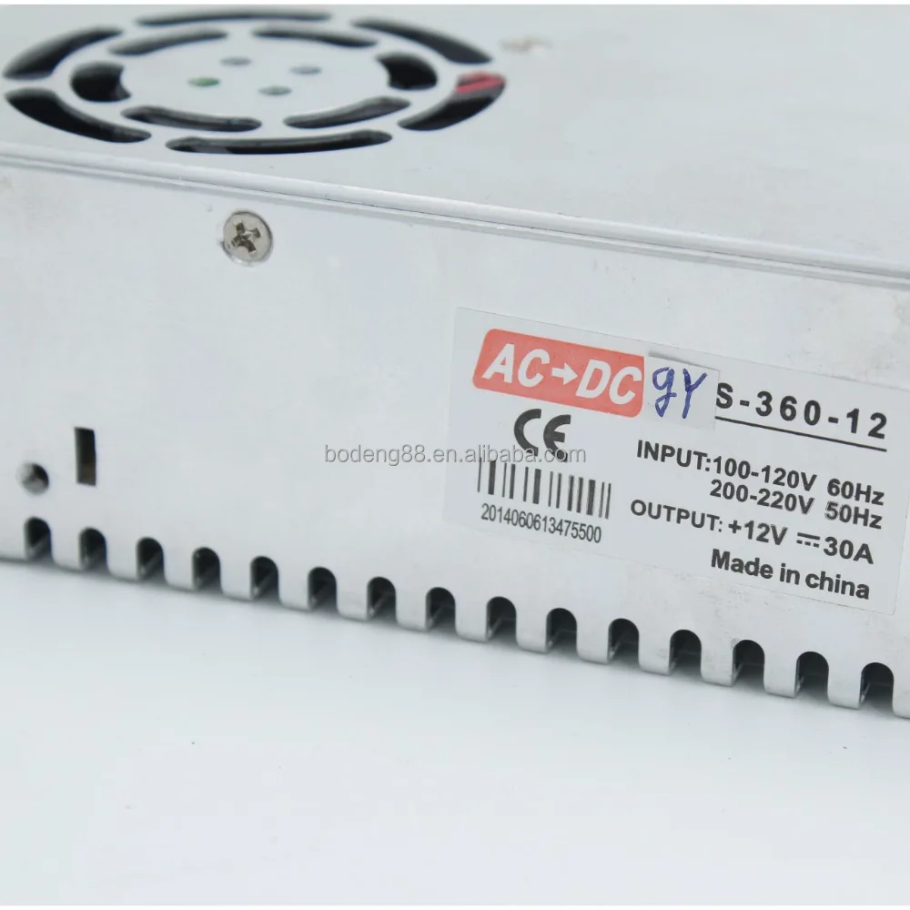110-220 В импульсный источник питания 12 В 30 А 360 Вт, закрытый низкопрофильный импульсный источник питания с одним выходом