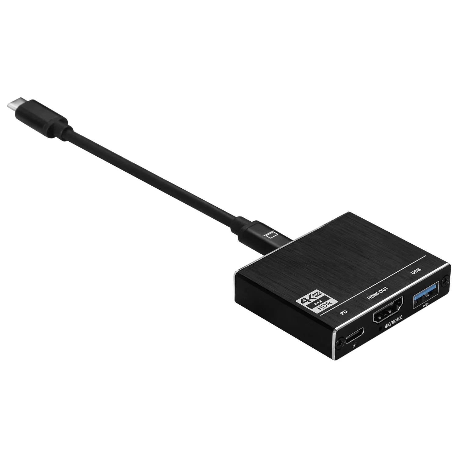 in USB Tipe C ke untuk HDMI 4K 60Hz adaptor dengan 100W Charge USB  Hub kamera menggunakan Braid Shielding Digital AV kabel beradaptasi