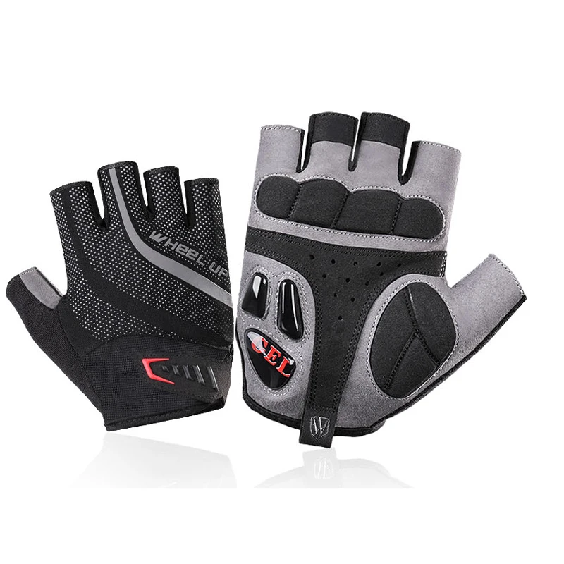 Высококачественные амортизирующие велосипедные перчатки из жидкого силикона + накладка на пол пальца SBR