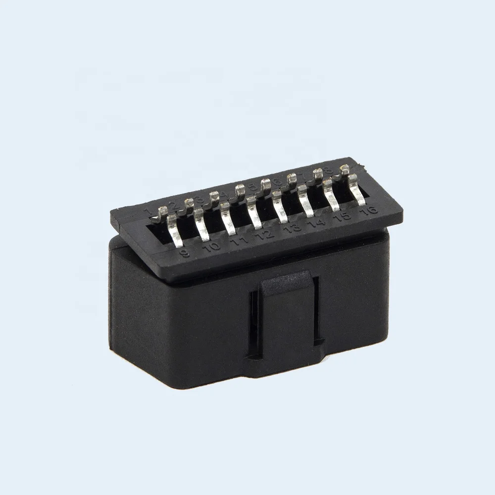Soldered 16 Pin OBD 2 II Plug Socket for Car Diagnostic Tool Repair 