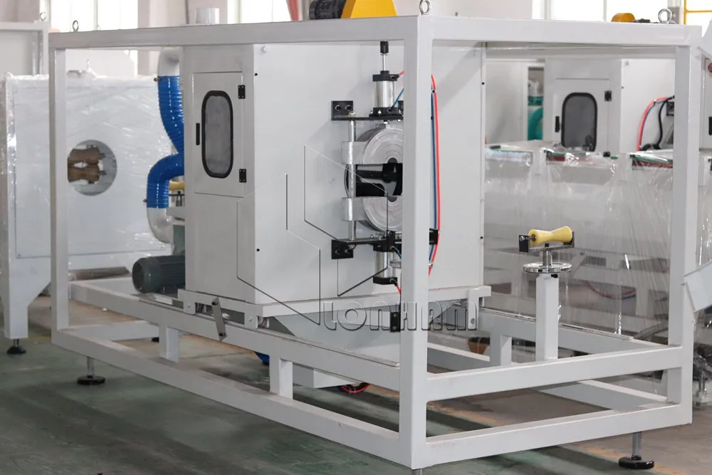 pvc paper cutting pipe machine