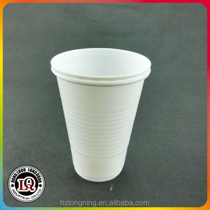 Eco Custom Multipurpose 200ml 7oz Disposable Plastic Pure White Cups for Drinks