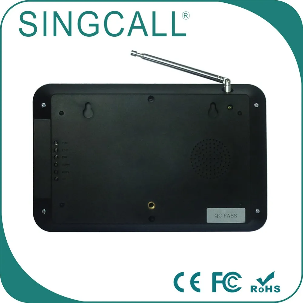 SINGCALL Display Receiver Table Button Pager Restaurant Wireless Calling System