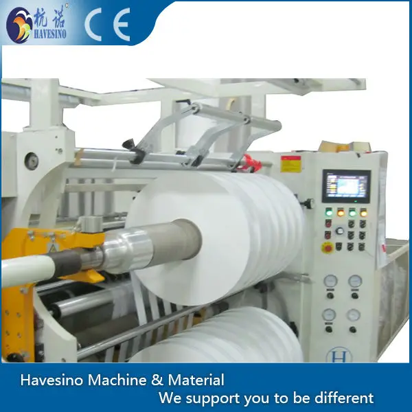 Disposable Paper table cover rolls fabric slitting machine with great price