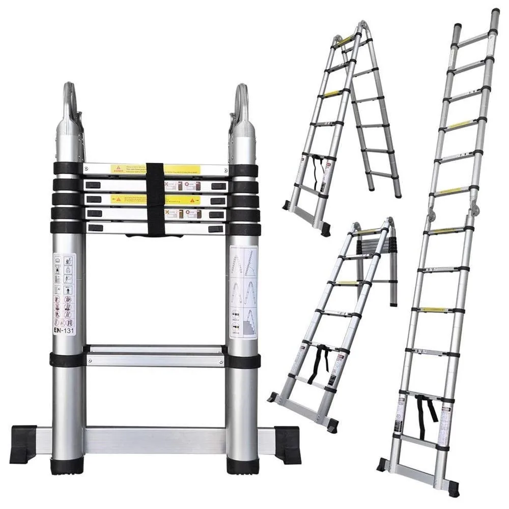 Aluminum Step Ladder,Escalera De Aluminio,Foldable Adjustable ...