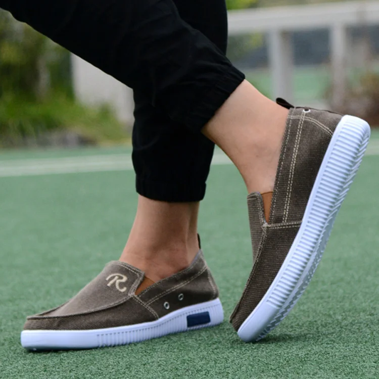 Оптовая Продажа Модные уличные ребята обувь; Тканевая прогулочная обувь для мужчин