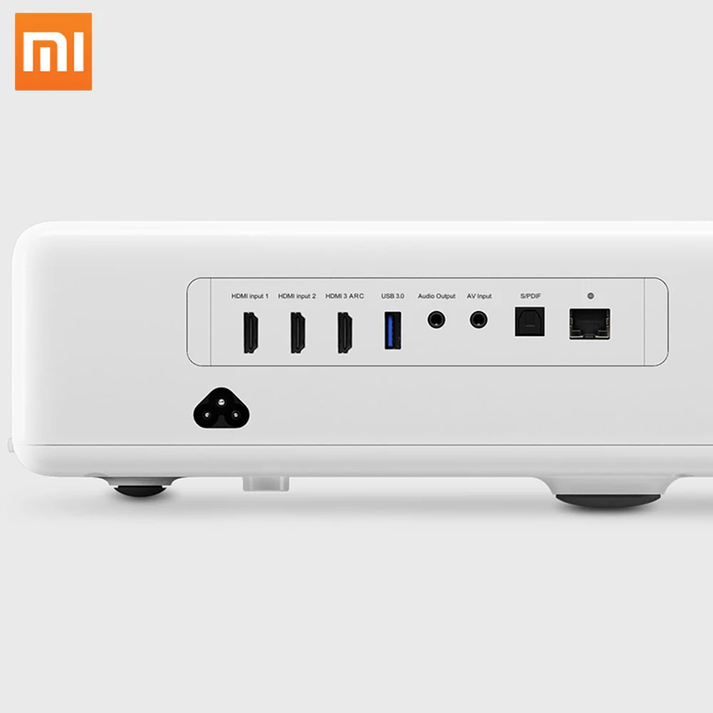 
 Xiaomi Ультра короткий Throw Android Full HD 1080P 3D лазерный DLP проектор с 1920*1080p родным разрешением 4000 люмен ИК-датчик  