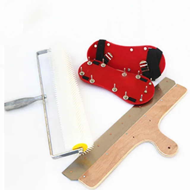 Грабли и скребок из нержавеющей стали, набор самовыравнивающихся напольных инструментов из эпоксидной смолы